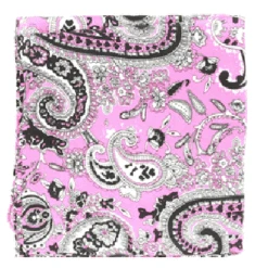 Pink Paisley Wild Rag