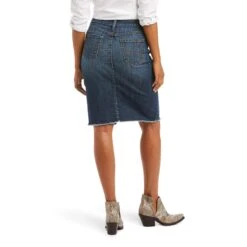 Ariat Women's Goldie Denim Skirt -Moderoo Store 10036103 back