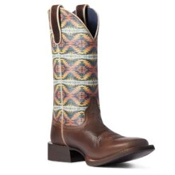Ariat Women's Brown Pendleton Circuit Square Toe 9 Ariat Women's Brown Pendleton Circuit Square Toe -Moderoo Store 10038476 medial 1