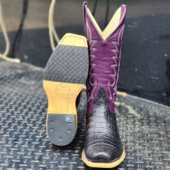 Horse Power Black Caiman Belly Boots 7 Horse Power Black Caiman Belly Boots -Moderoo Store 20230516 124459