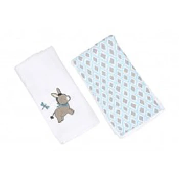 Donkey Double Burp Cloth Gift Set 1 Donkey Double Burp Cloth Gift Set