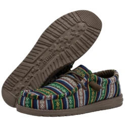 Heydude Hey Dude Wally Serape Blue Canyon -Moderoo Store 40017 9BK WALLYSERAPE BLUECANYON PAIRBOTTOM