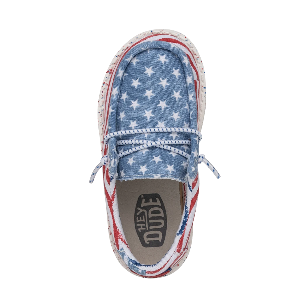 Heydude Hey Dude Wally Toddler Patriotic Stars & Stripes 3 Heydude Hey Dude Wally Toddler Patriotic Stars & Stripes - Image 3