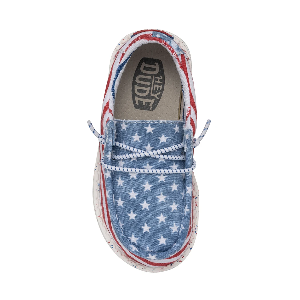 Heydude Hey Dude Wally Toddler Patriotic Stars & Stripes 2 Heydude Hey Dude Wally Toddler Patriotic Stars & Stripes - Image 2