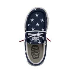 Heydude Hey Dude Youth Wally American Flag -Moderoo Store 40046 9CW WALLYYOUTHPATRIOTIC AMERICANFLAG LEFTTOP