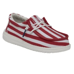 Heydude Hey Dude Youth Wally American Flag -Moderoo Store 40046 9CW WALLYYOUTHPATRIOTIC AMERICANFLAG RIGHTANGLE