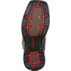 Durango Kid's Lil' Rebel Chocolate Faux Elephant And Navy SQ Toe Boot -Moderoo Store DBT0209C 2 LARGE a4091d13 d44f 4b00 ab96 25101ddb10c1