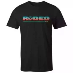 Hooey Youth Black Tee Graphic Serape Rodeo