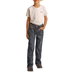 Hooey Boys Thick Curve Logo Bootcut Jeans