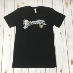 Western Edge Black Headdress And Arrow Logo Tee