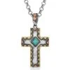 Montana Silversmiths Antiqued Cross Necklace