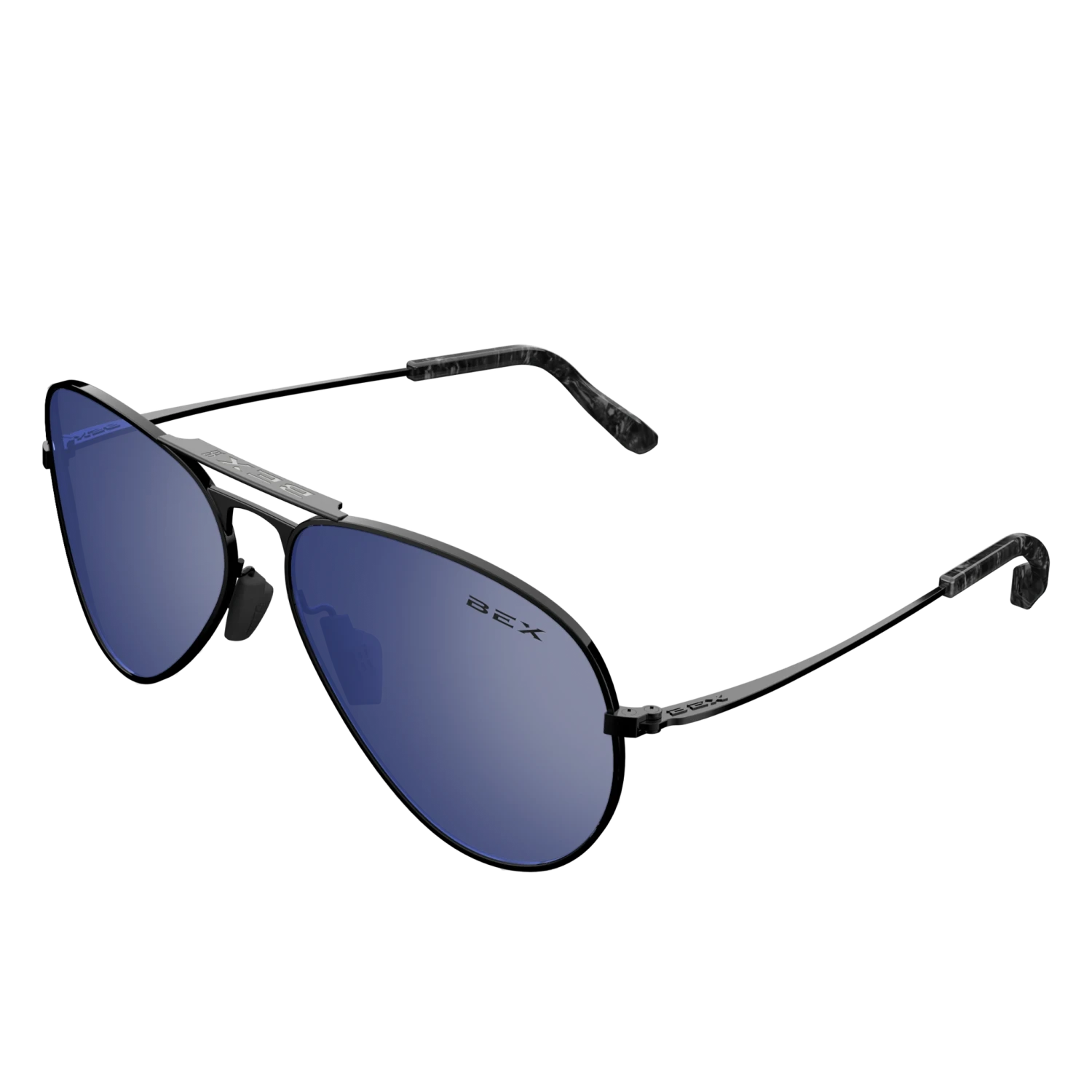 Bex Wesley Black & Lavender Sunglasses 2 Bex Wesley Black & Lavender Sunglasses - Image 2