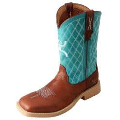 Twisted X Kids Brown/Turquoise Boot