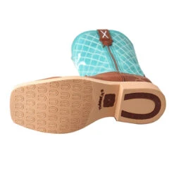 Twisted X Kids Brown/Turquoise Boot -Moderoo Store YHY0006.03