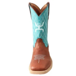 Twisted X Kids Brown/Turquoise Boot -Moderoo Store YHY0006.05