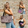 Leopard & Serape Neoprene Tote