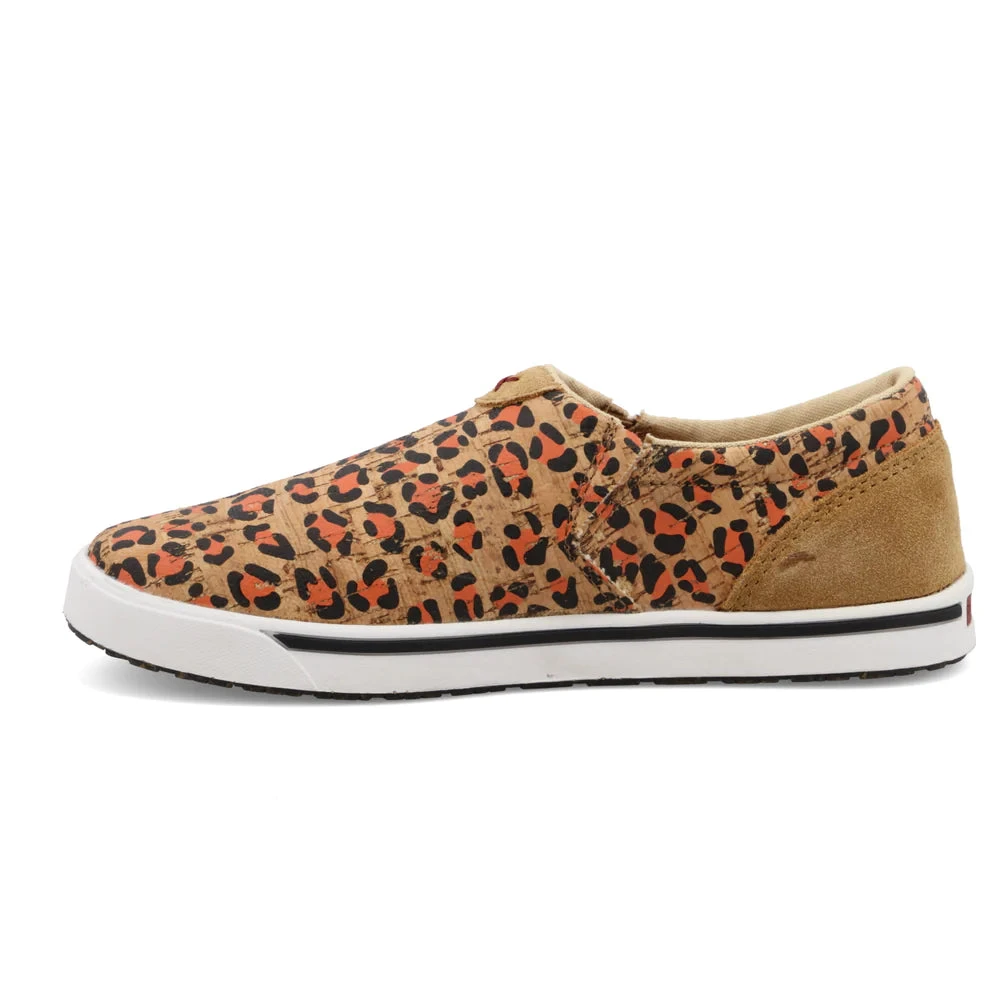 Twisted X Kid's Cheetah And Cork Slip-On Shoe 3 Twisted X Kid's Cheetah And Cork Slip-On Shoe - Image 3