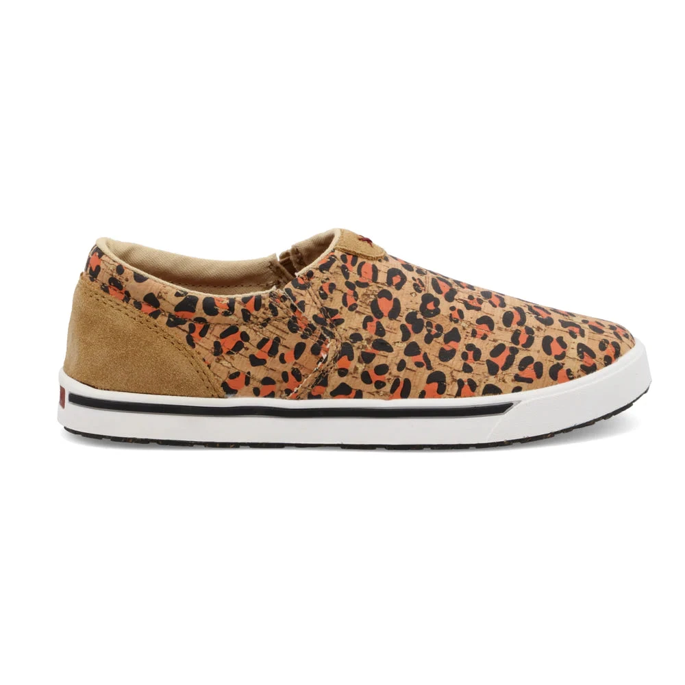 Twisted X Kid's Cheetah And Cork Slip-On Shoe 2 Twisted X Kid's Cheetah And Cork Slip-On Shoe - Image 2