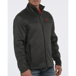 Cinch Charcoal And Red Jacket -Moderoo Store mwj1570001 2 1076 detail